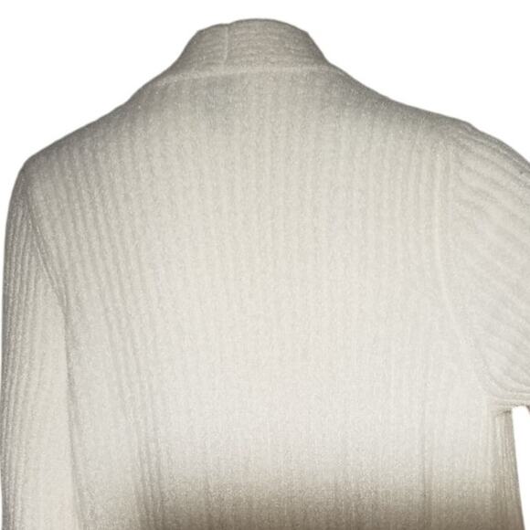 Zenergy by Chico’s Ivory Open Front Cardigan • Size 3/XL - Picture 4 of 8
